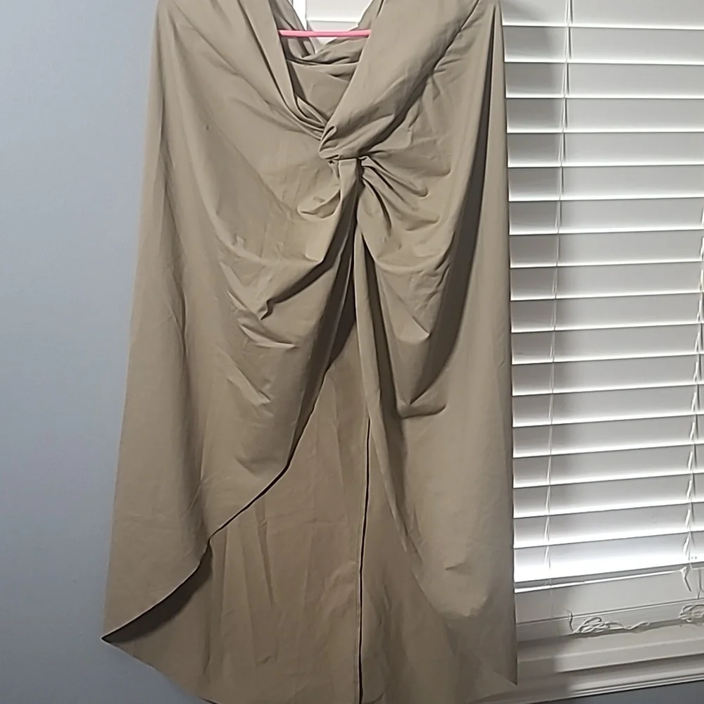 NWT 3X SKIMS Recycled Sarong Skirt Cover Up Desert Neutral